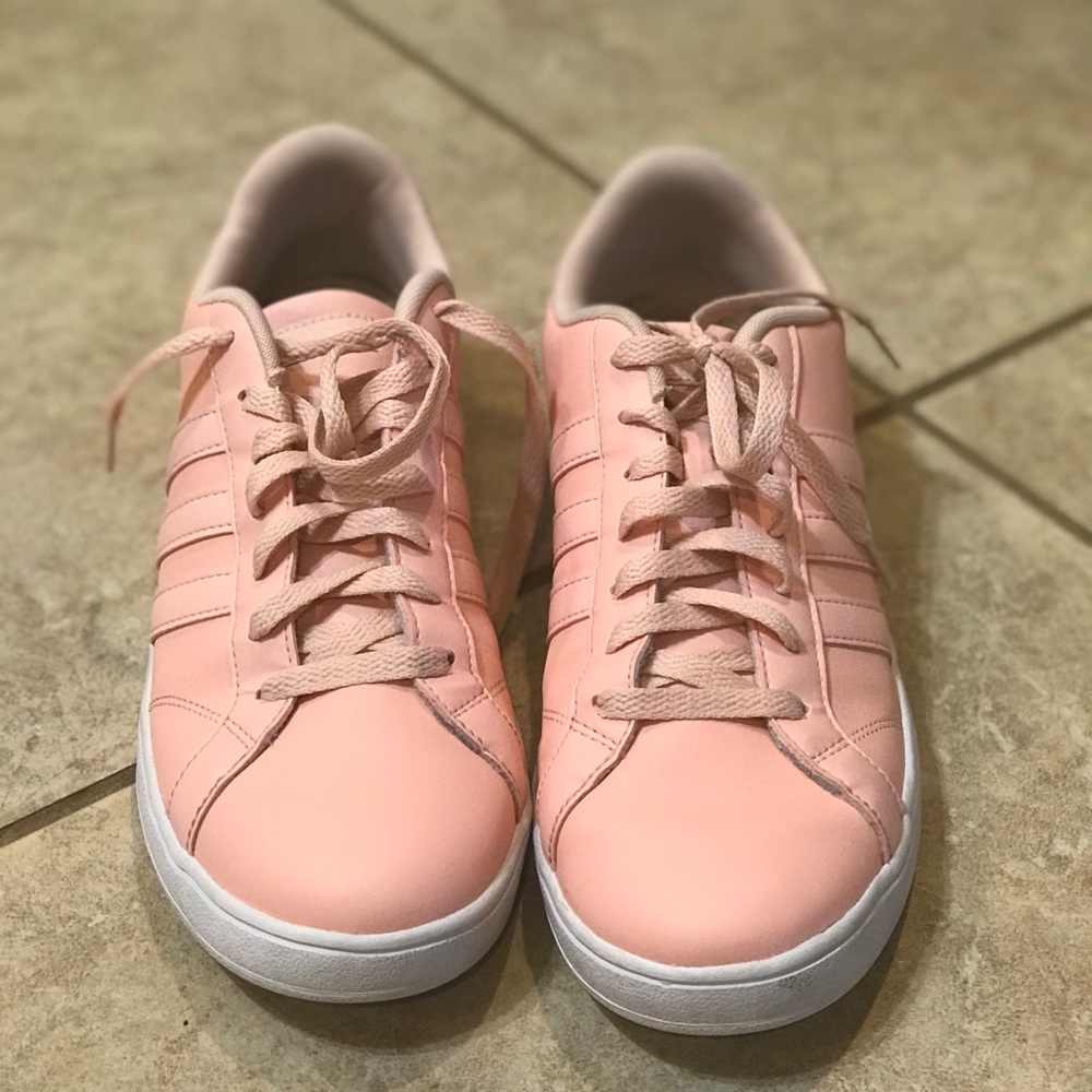 Adidas Neo cloud foam footbed size 11 pink shoes - Picture 5 of 8